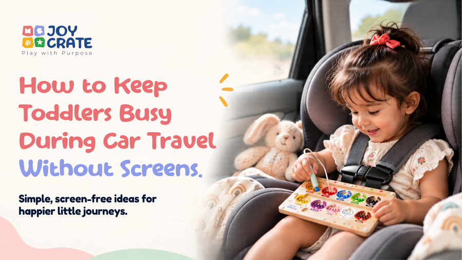 Keep Toddlers Busy During Car Travel Without Screens