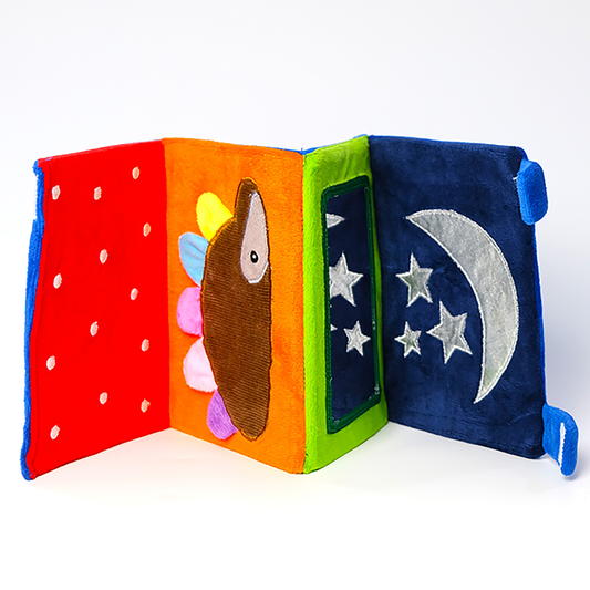 Montessori tummy time toy for baby motor development