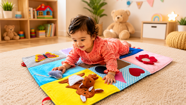 How to Make Tummy Time Fun with a Sensory Baby Tummy Time Mat?