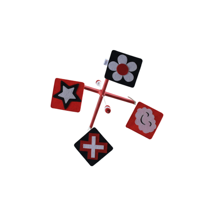 High contrast cot mobile