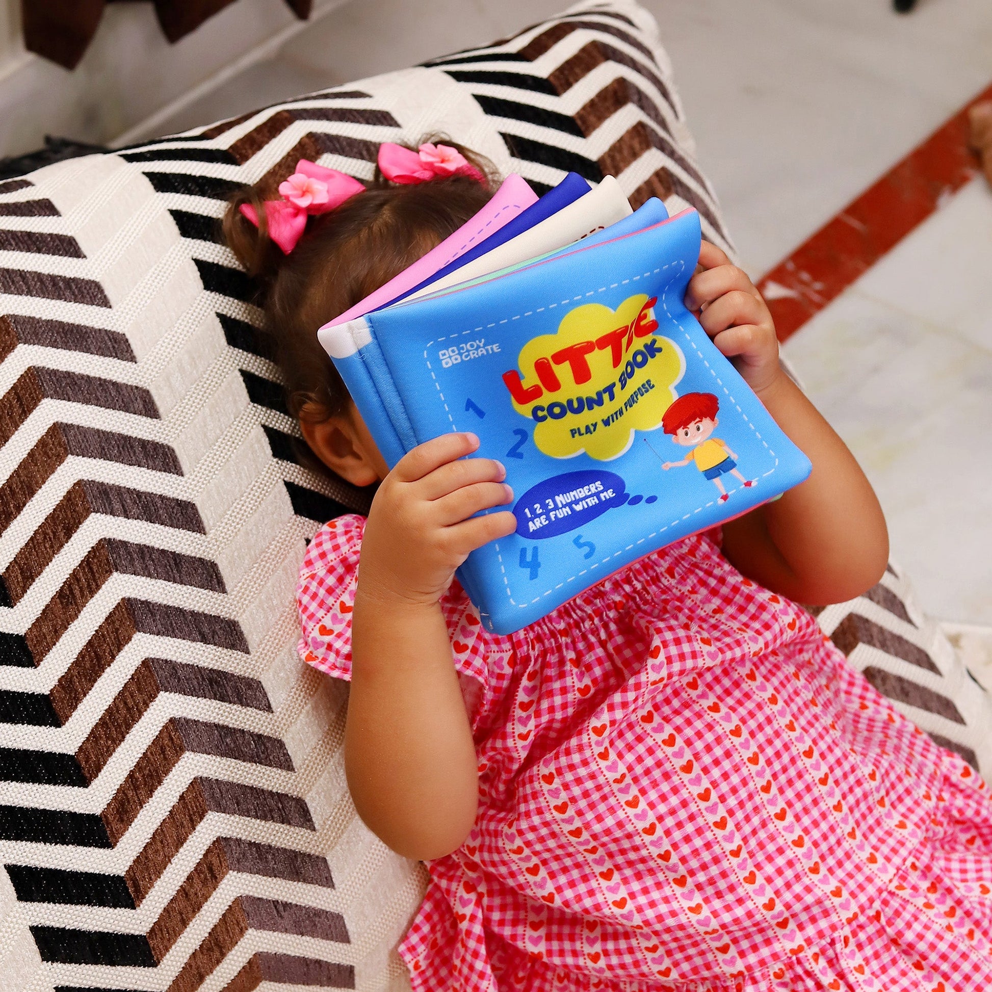 Baby cloth book for early number learning play