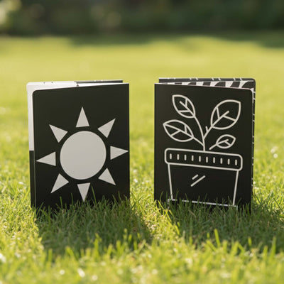 Baby focus flashcards for newborn visual stimulation