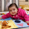 Baby play mat for floor tummy time activity