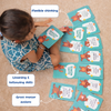 Bear themed instruction cards game for toddlers