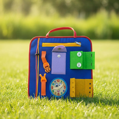 Busy bee board for toddlers fine motor activity
