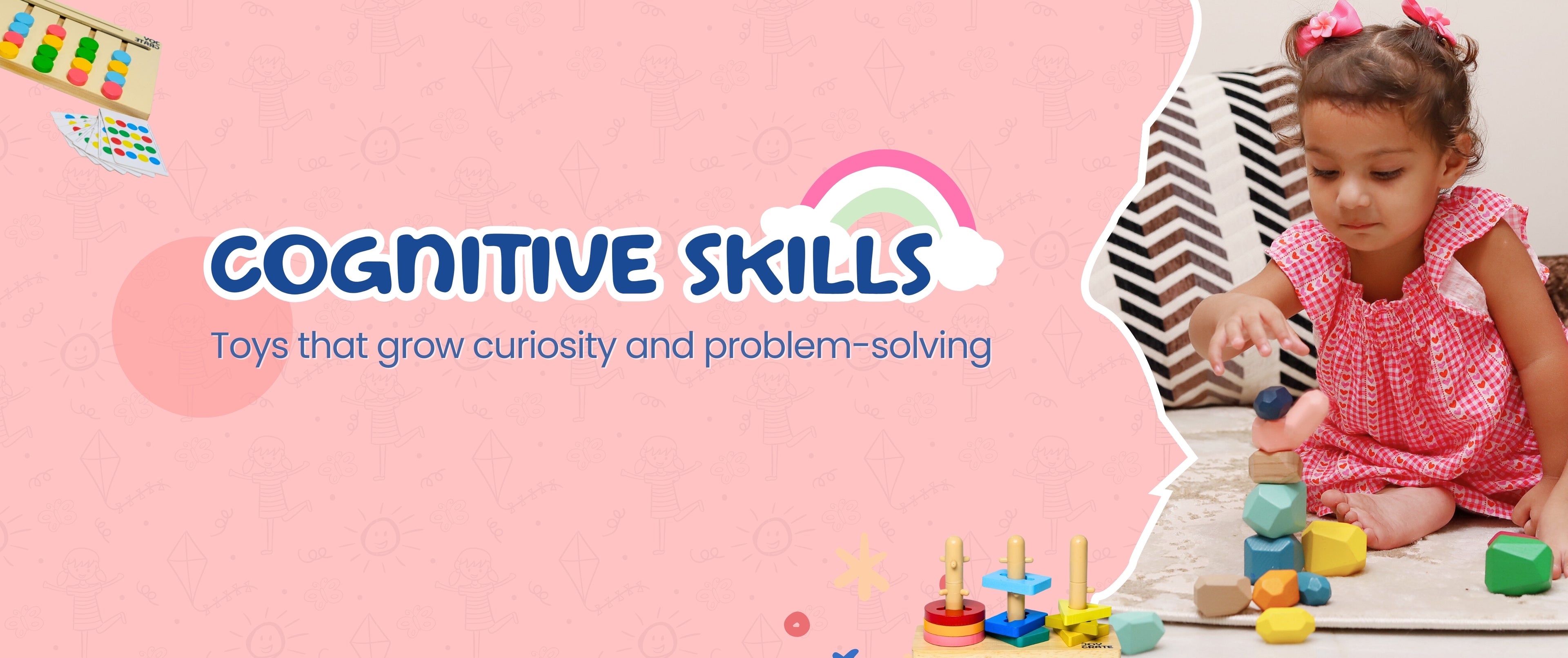 Cognitive skill toys for kids to improve brain development and thinking skills