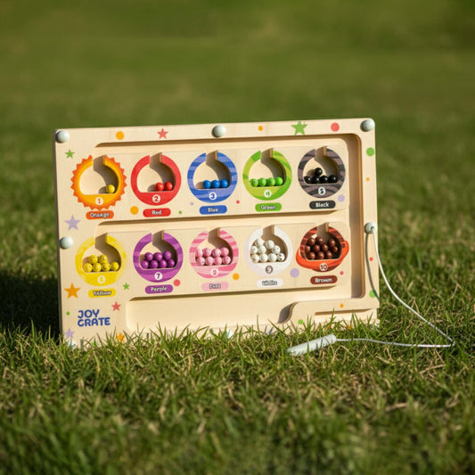 Count a dot magnetic puzzle board for kids