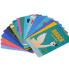 Double sided puzzle flashcards for toddlers learning