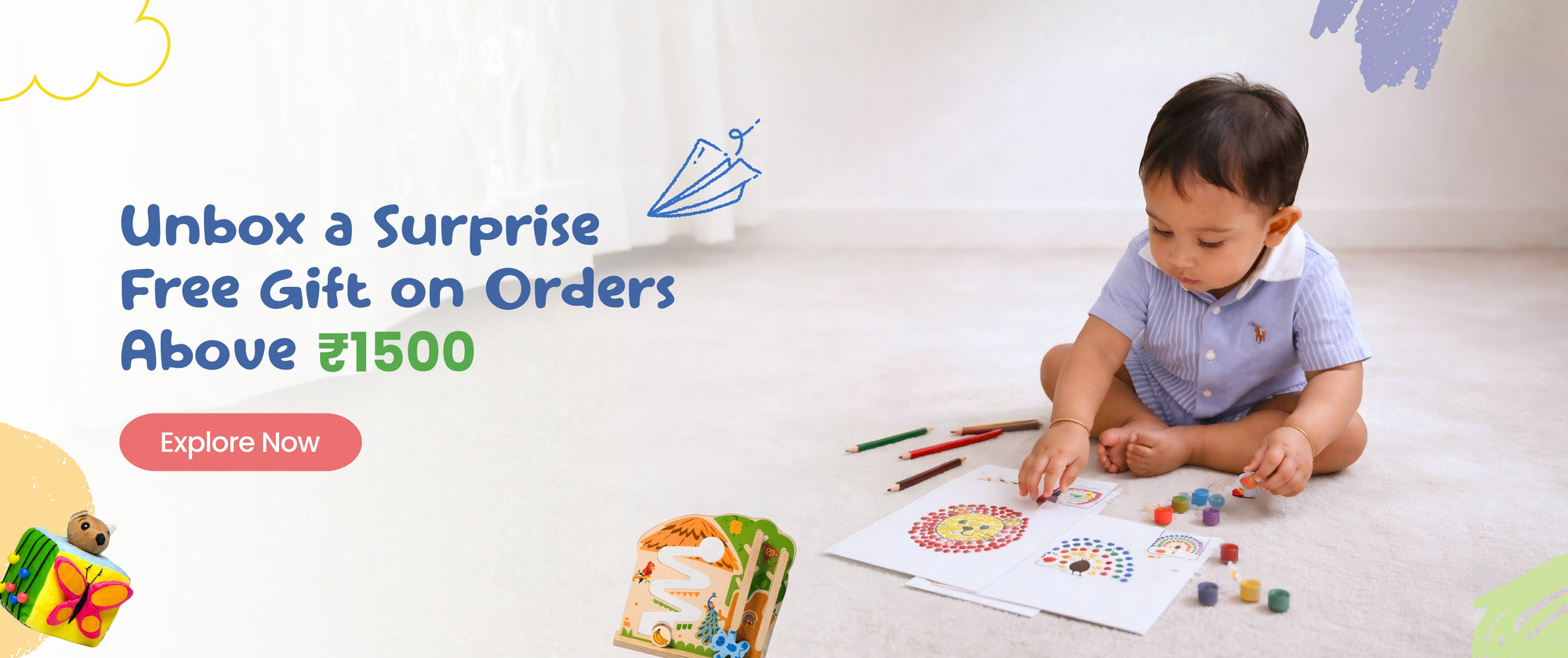 Educational toys for kids for brain development | JoyCrate India