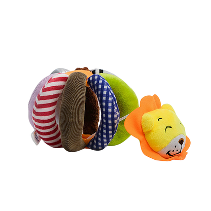 Soft fabric cage ball for early sensory play
