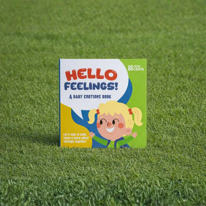 Hello feelings book for babies touch and feel toy