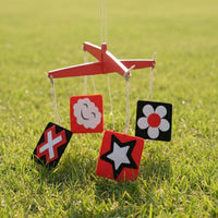 High contrast mobile for babies visual stimulation toy