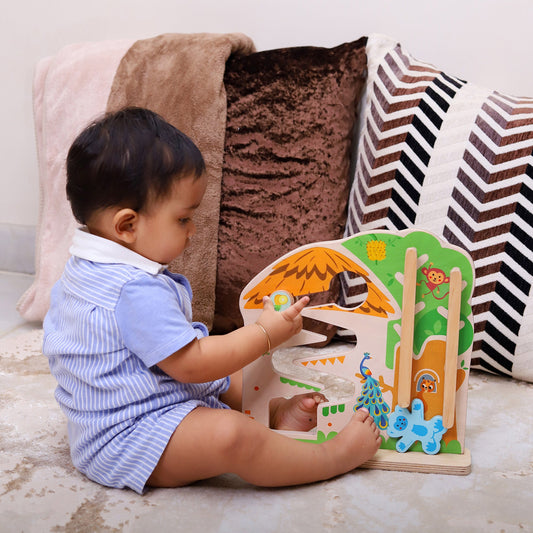 Jungle themed track toy for kids movement play