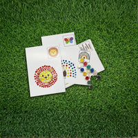 Messy artist activity for kids finger painting set