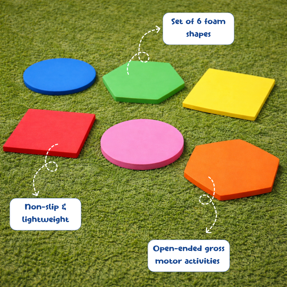 Montessori shape learning tiles for toddlers fun play
