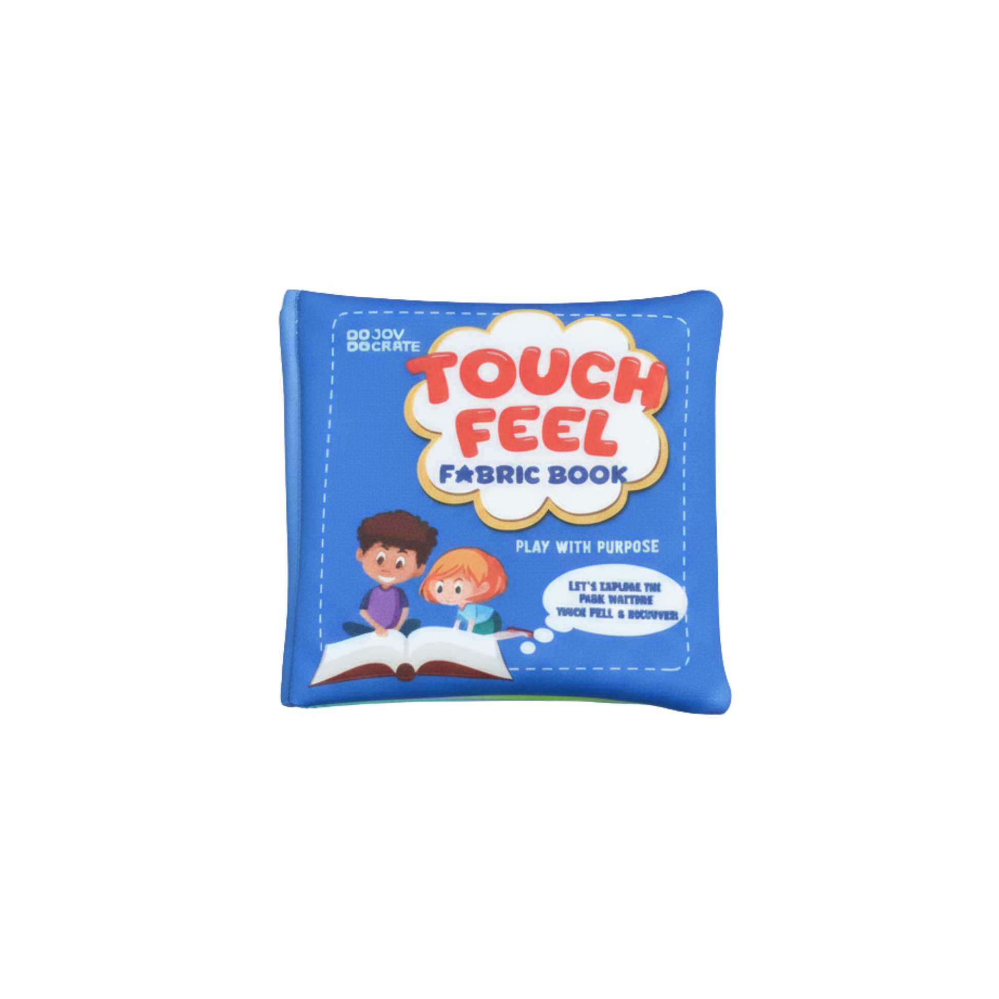 Sensory texture book for baby touch and feel learning