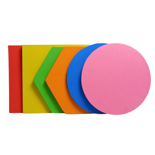 Toddler shape learning floor game jump and hop