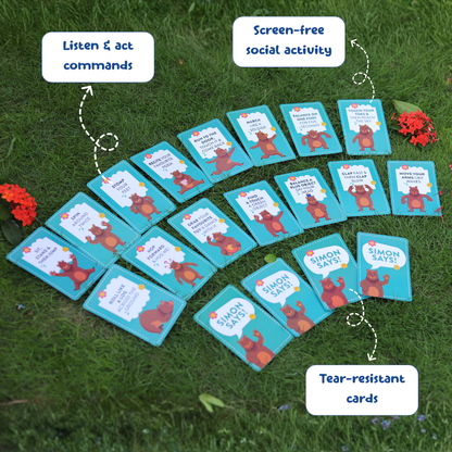 Learning game for 2 year old toddlers Simon Says activity