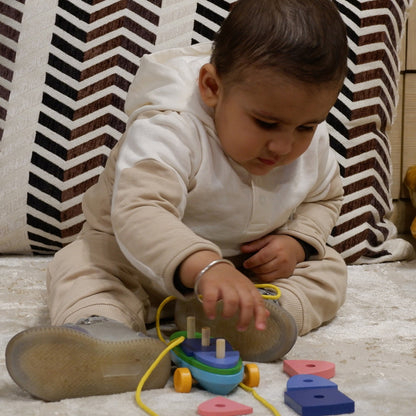 Stacking toy for kids motor skill development