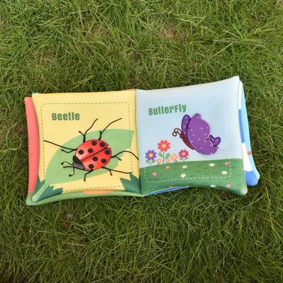 Touch and feel book for babies sensory texture play