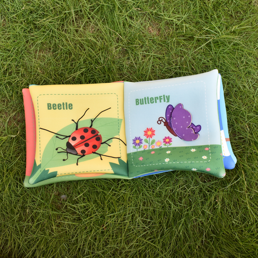 Touch and feel book for babies sensory texture play