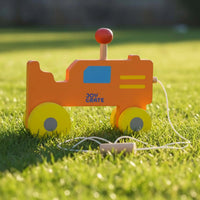 Tumble tractor pull along toy for kids 1 year