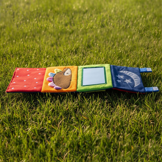 Tummy time mirror for babies sensory play toy