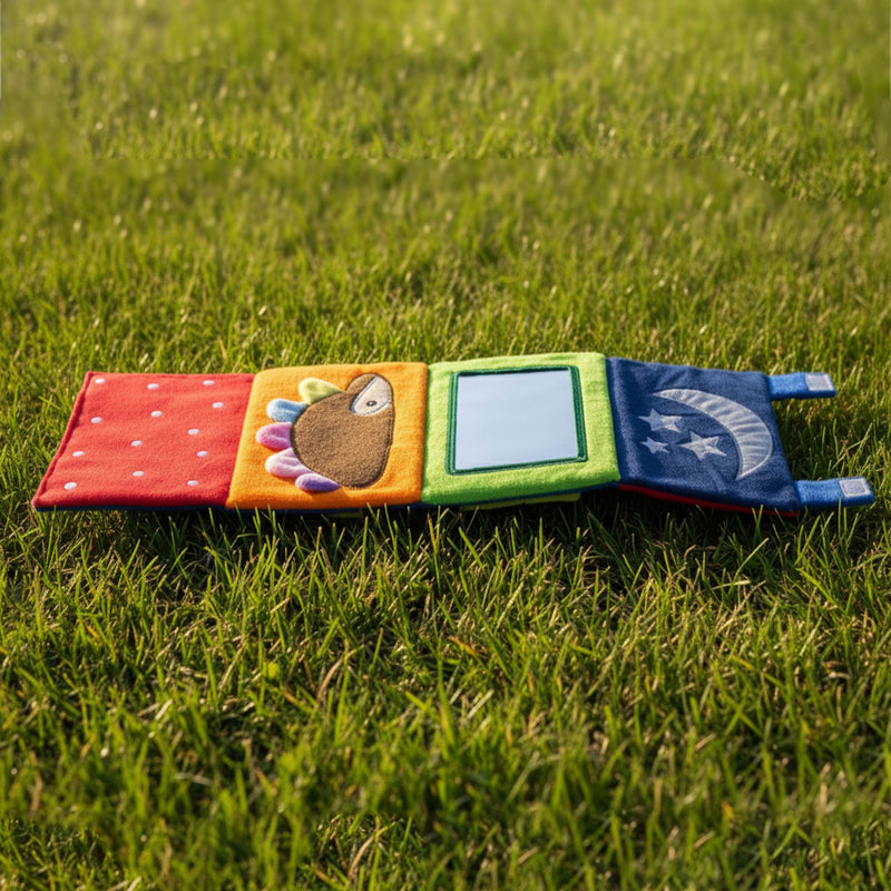 Tummy time mirror for babies sensory play toy