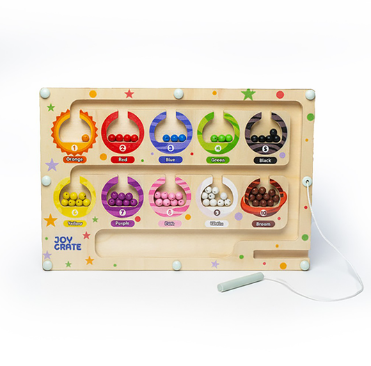 Wooden magnetic counting toy for toddlers learning